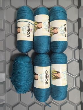 Caron Simply Soft Yarn - Pagoda (6 Skeins)